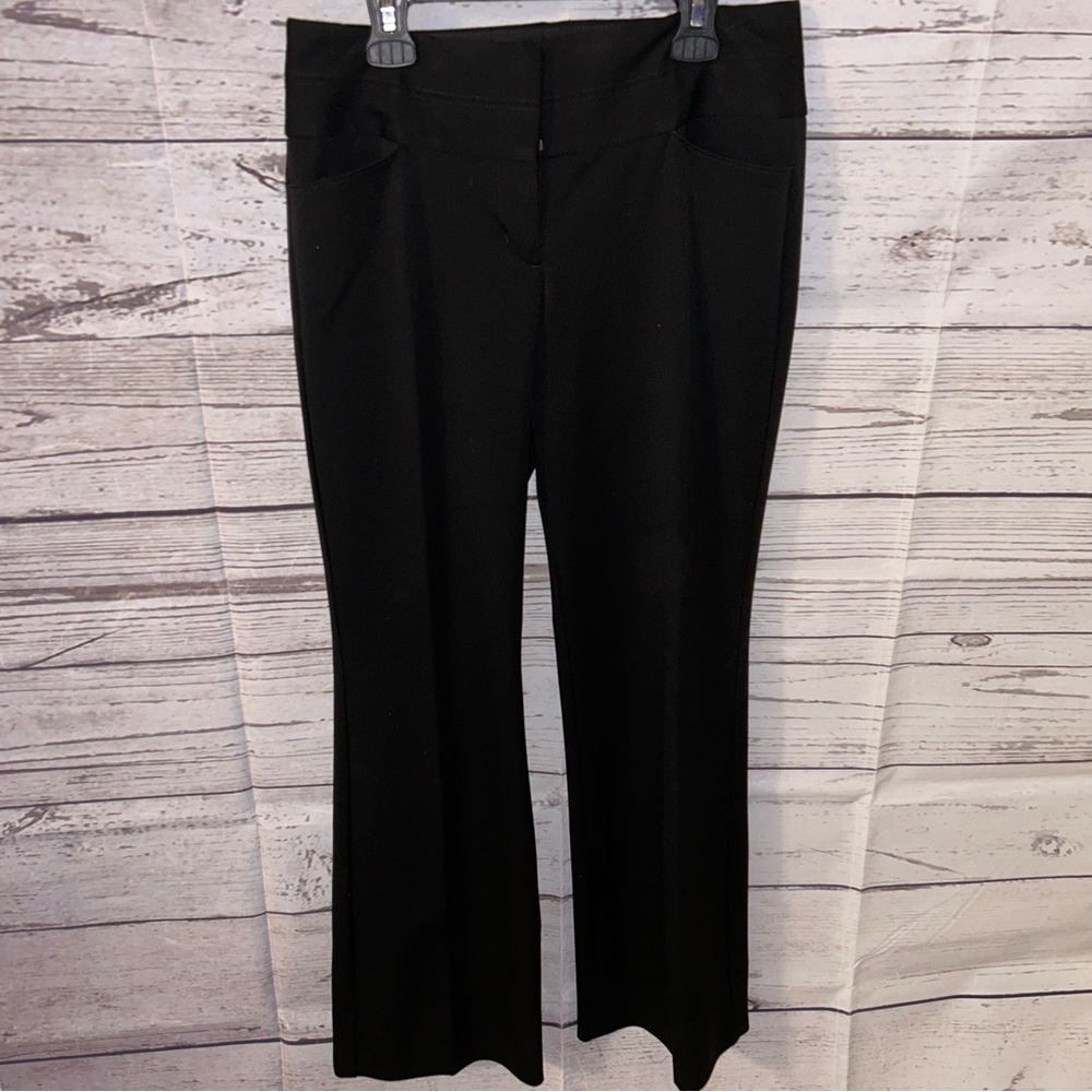 Express Black Bootcut Ponte Pants